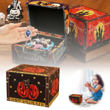 Wood Storage Box with Lid for Cosmetics and Household