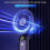 (white) Portable Hand-held Fan Mini Folding Desk Fan Cooler Cooling USB Rechargeable 5