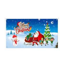 Christmas garage decoration fabric tapestry hanging