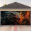 Dragon pattern garage mural background decoration 6 ft x 13 1
