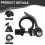 Bicycle Seatpost Clips Quick Release Saddle Clamp Set 2