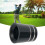 Black plastic golf club shaft ferrules 0.350/0.370 inch tip 6