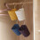 White Plastic Hanging Storage Basket for Bathroom Kitchen 8