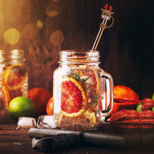 Christmas Straw Cover Caps for 30 oz and 40 oz Tumblers,