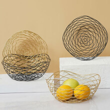 Wave Hollow-carved Fruit Basket Serving Bowl 1 pcs