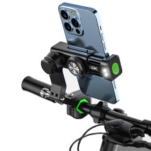Jacenvly Mountain Bike Compass with Light and Phone Bracket