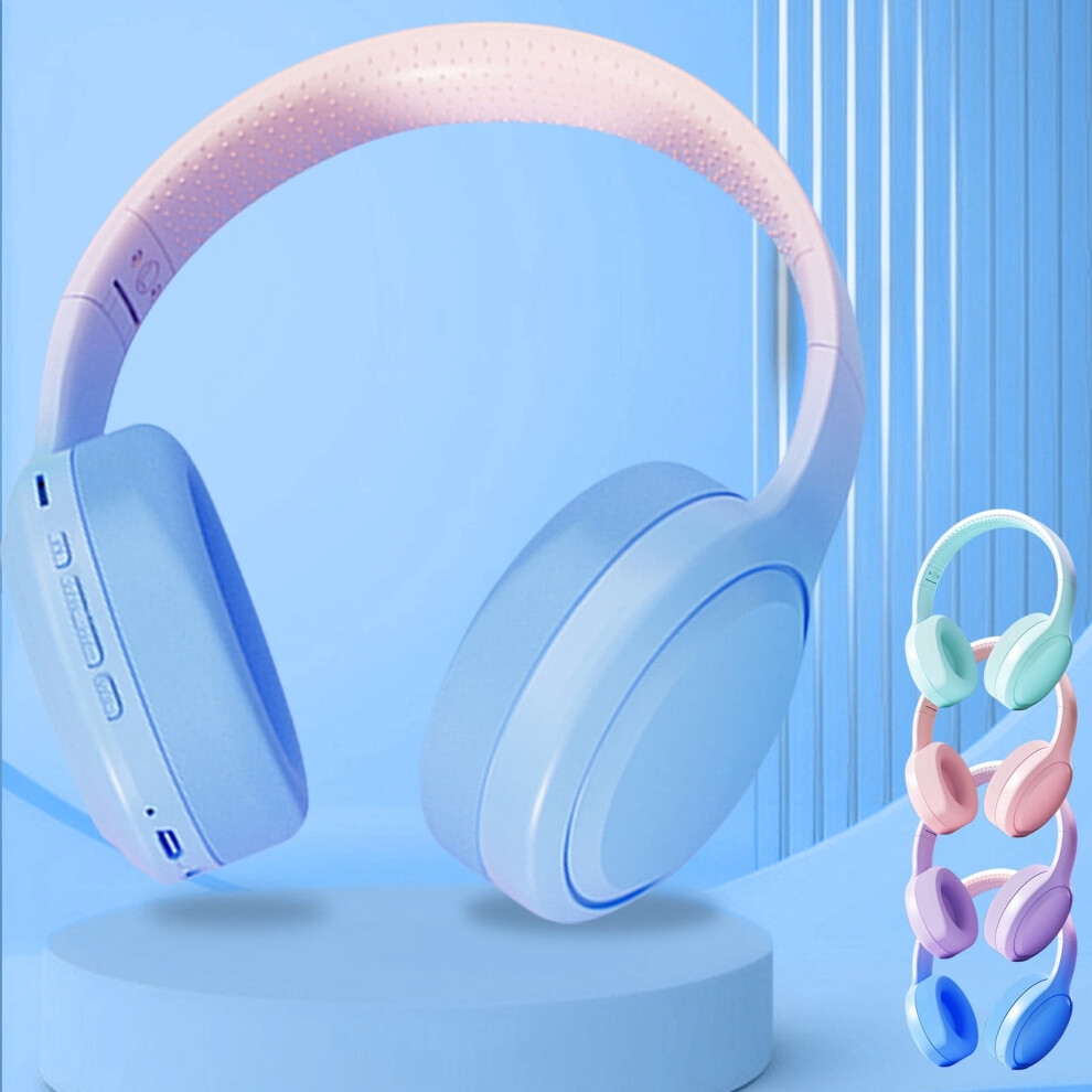 Jacenvly Bluetooth 5.0 Noise-Cancelling Headphones With 946140166476