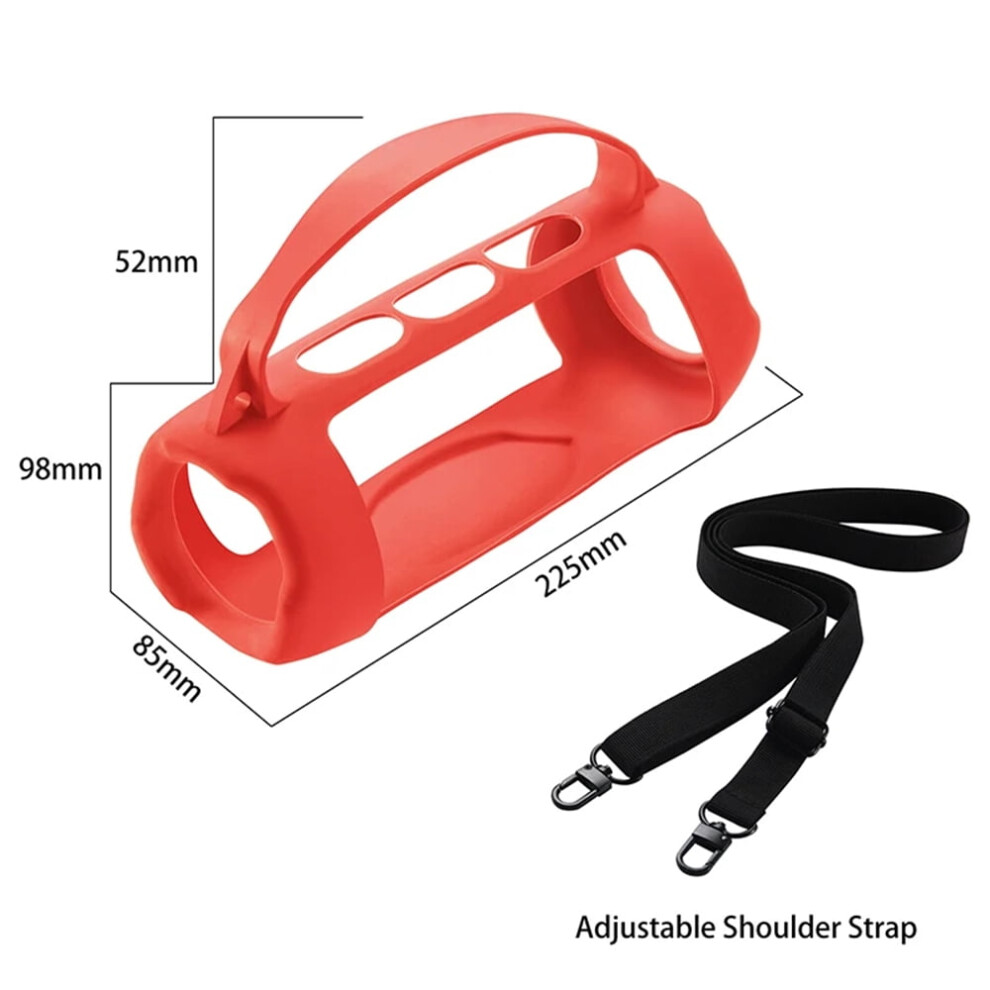 Silicone Case For Jbl Charge 5 Speaker With Strap 946140167558