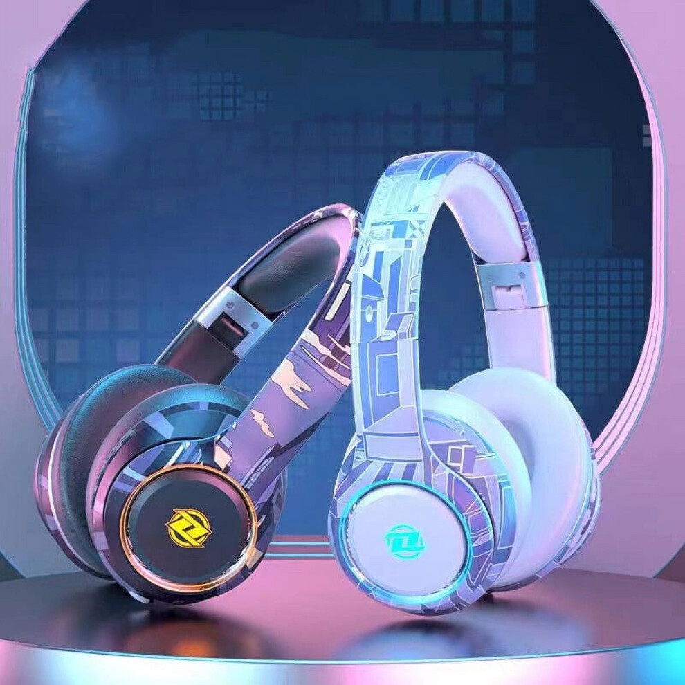 Jacenvly Bluetooth Over-Ear Headphones Deep Bass Foldable 946140170312