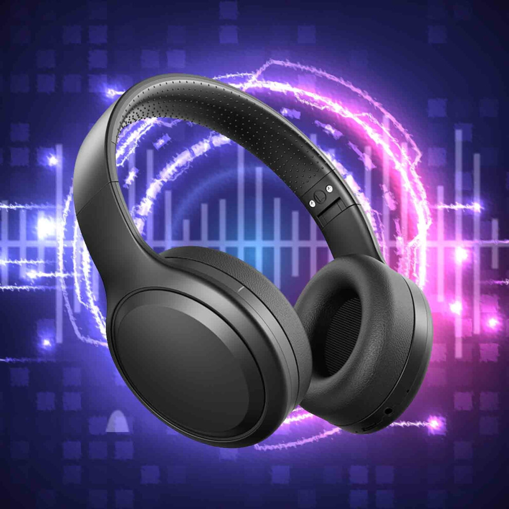 Jacenvly Bluetooth Over-Ear Headphones Foldable Lightweight 946140170701