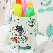 Pen Holder Desktop Storage Box for Office and School