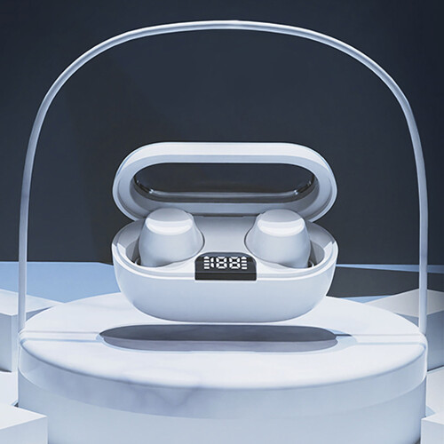 Mini Bluetooth earbuds with noise cancellation and HiFi