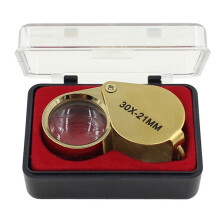 Jeweler's loupe magnifying glass 30x 21mm