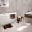 Chenille Bathroom Rug Mat Brown 32x20 Inch 3