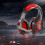 Jacenvly gaming headset wired noise cancelling red 1