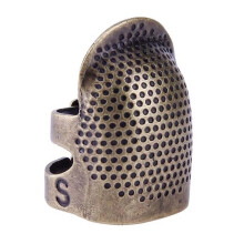 Copper finger protector thimble adjustable 1 piece