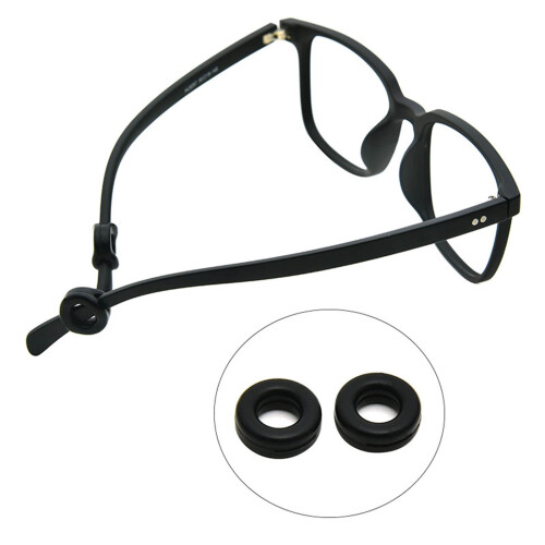 Silicone Ear Hooks for Glasses Round Fit 2 pcs