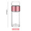 Infusifie tea infuser bottle 350ml double-layer glass 3