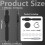 Silicone Case for Samsung Galaxy SmartTag 2 Tracker with 7