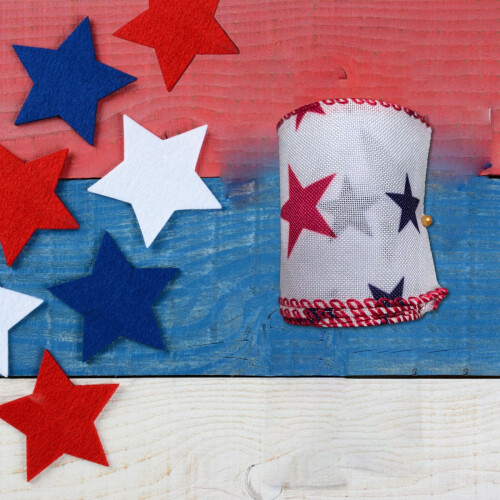 Independence Day ribbon star flag 5 yards