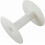 Thread Bobbins White Plastic Empty Spools 10pcs 24x87mm 1