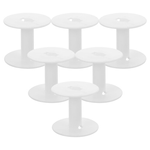 Embroidery Bobbins I-Shaped Plastic 6 pcs