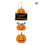 Halloween pumpkin wizard hat door hanging ornament 3
