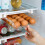 Egg Holder Box Clear Push-Pull Refrigerator Drawer Organizer 5