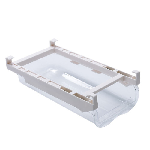 Egg Holder Box Clear Push-Pull Refrigerator Drawer Organizer 2