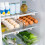Egg Holder Box Clear Push-Pull Refrigerator Drawer Organizer 6
