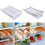 Egg Holder Box Clear Push-Pull Refrigerator Drawer Organizer 7
