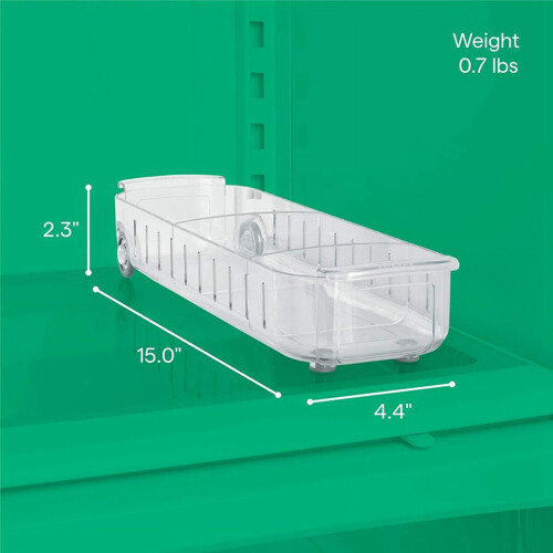 Refrigerator Drawer Storage Box Small 2 Pack 1