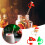 Silicone Christmas Straw Lids Reusable 1cm Diameter 6