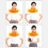 USB Neck and Shoulder Massager with Heat 3 Speeds 5