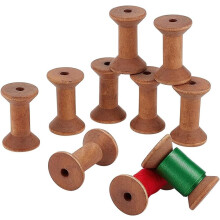 Wood Thread Spools 2 inch 10 pcs for sewing embroidery