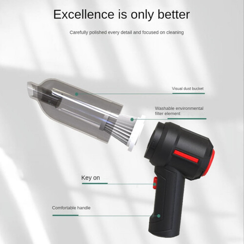 Wireless Car Vacuum Cleaner 9000Pa Cordless Handheld 2