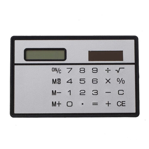 3X Solarenergie Scheckkartenformat Taschenrechner 2
