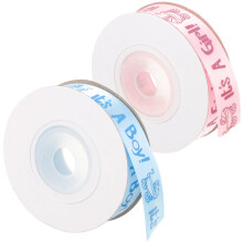 Garland Packaging Tape Pink Wired Edge Ribbon 2 Rolls