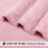 Light Pink Fleece Throw Blanket, Waffle Texture, 50x60 4