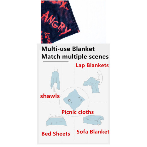 Anime Simpsons blanket soft flannel throw 50x60 inches 2