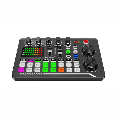 Audio Interface F998 USB Sound Card with 3.5mm Mic 2