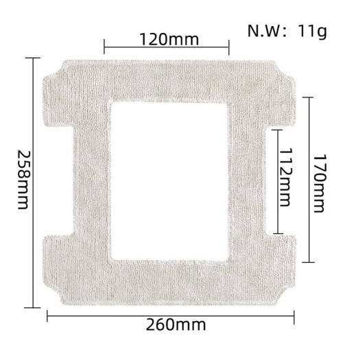 WINBOT W1 PRO mop pad replacement 2-pack 1