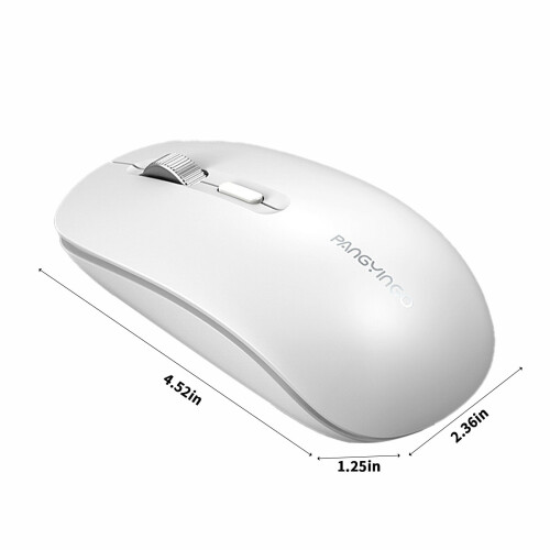 Wireless Dual-Mode Silent Mouse Ergonomic 1pc 2