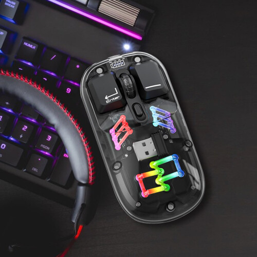 Jacenvly wireless mouse Bluetooth 5.0 and 2.4G, 1