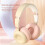 Jacenvly Bluetooth Earphones Macaron Color 5.2 Foldable 4