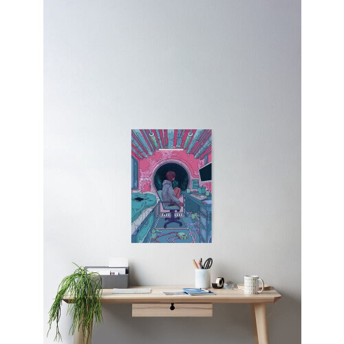 Capsule Apartment Modern Art Decor Unframed 1