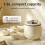 Mini Rice Cooker Multi-Function Portable 0.6L Creamy-White 3