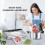 Συσκευή σφράγισης κενού Bonsenkitchen, από ανοξείδωτο ατσάλι 8 σε 1 με 6 λειτουργίες, 8