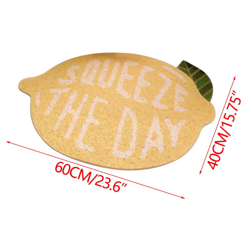 Grinch Christmas placemat PVC fruit shape non-slip 1
