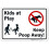 Dog Warning Sign Keep Off Grass No Pooping or Peeing 12x18 1